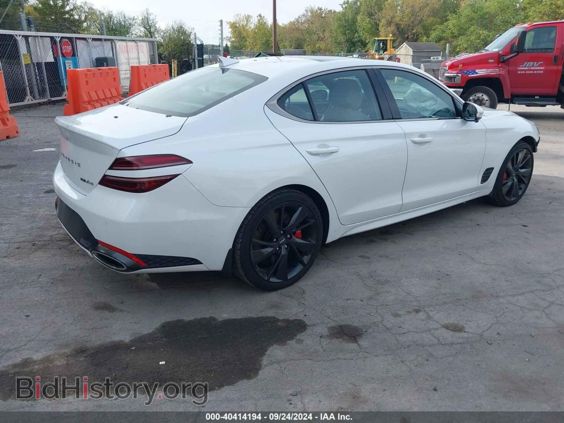 2024 GENESIS G70 - VIN: KMTG54SE6RU141114 - Фото 4