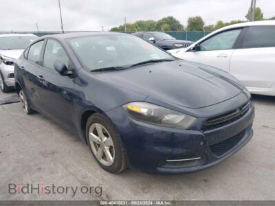 2015 Dodge DART SXT, синий — VIN 1C3CDFBB5FD159587, IAAI