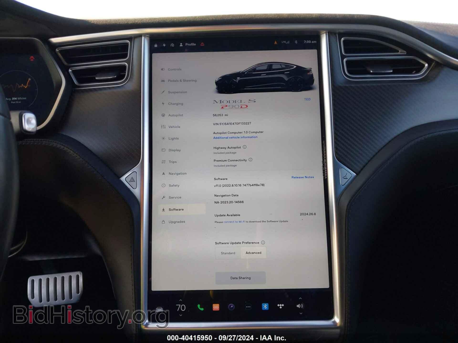 2016 TESLA MODEL S - VIN: 5YJSA1E47GF133227 - Фото 7