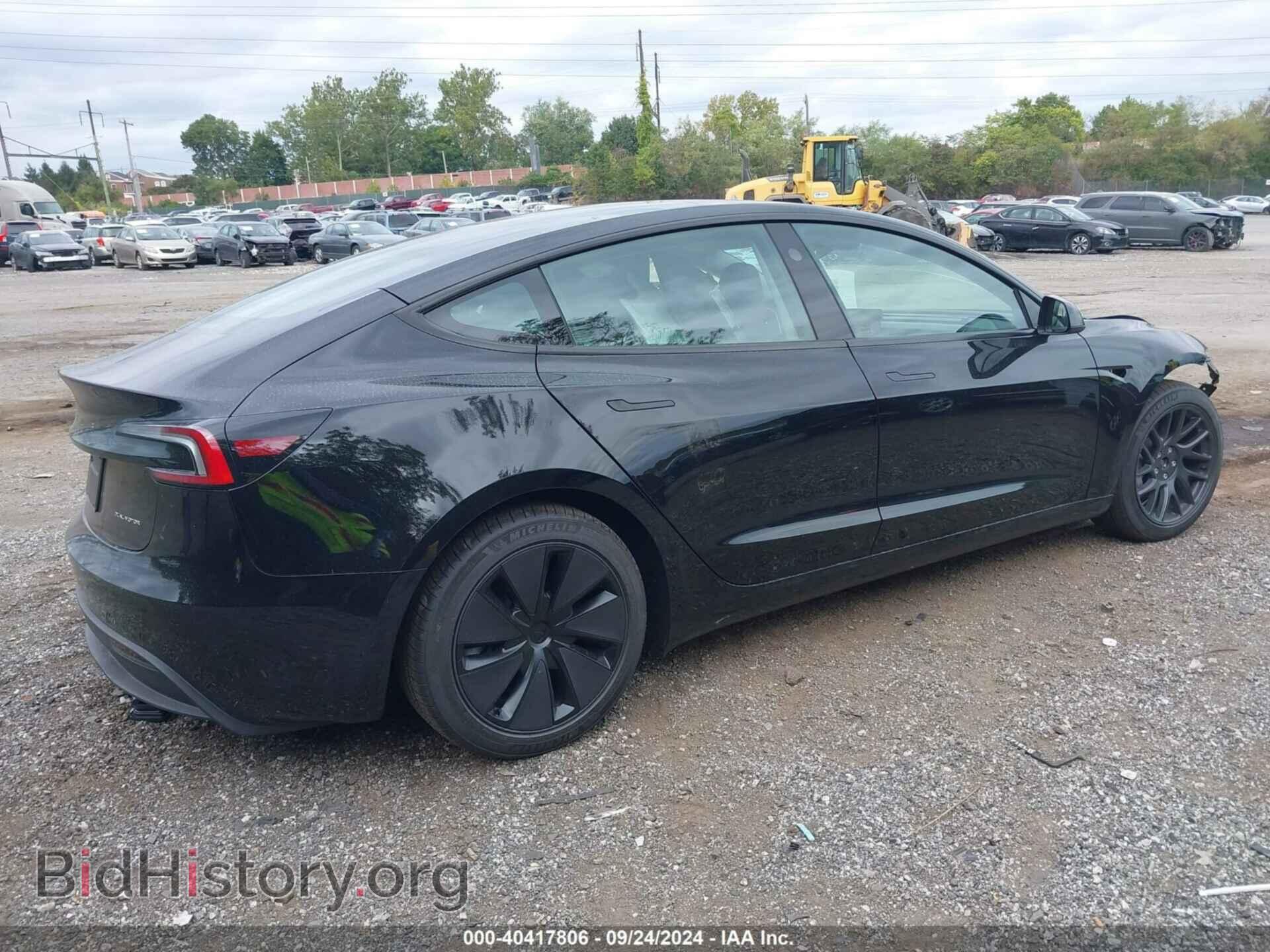 2024 TESLA MODEL 3 - VIN: 5YJ3E1EB8RF792573 - Фото 4
