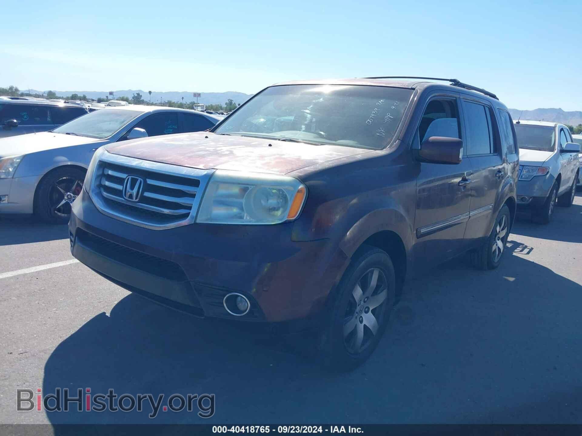 2012 HONDA PILOT - VIN: 5FNYF3H93CB007939 - Фото 2