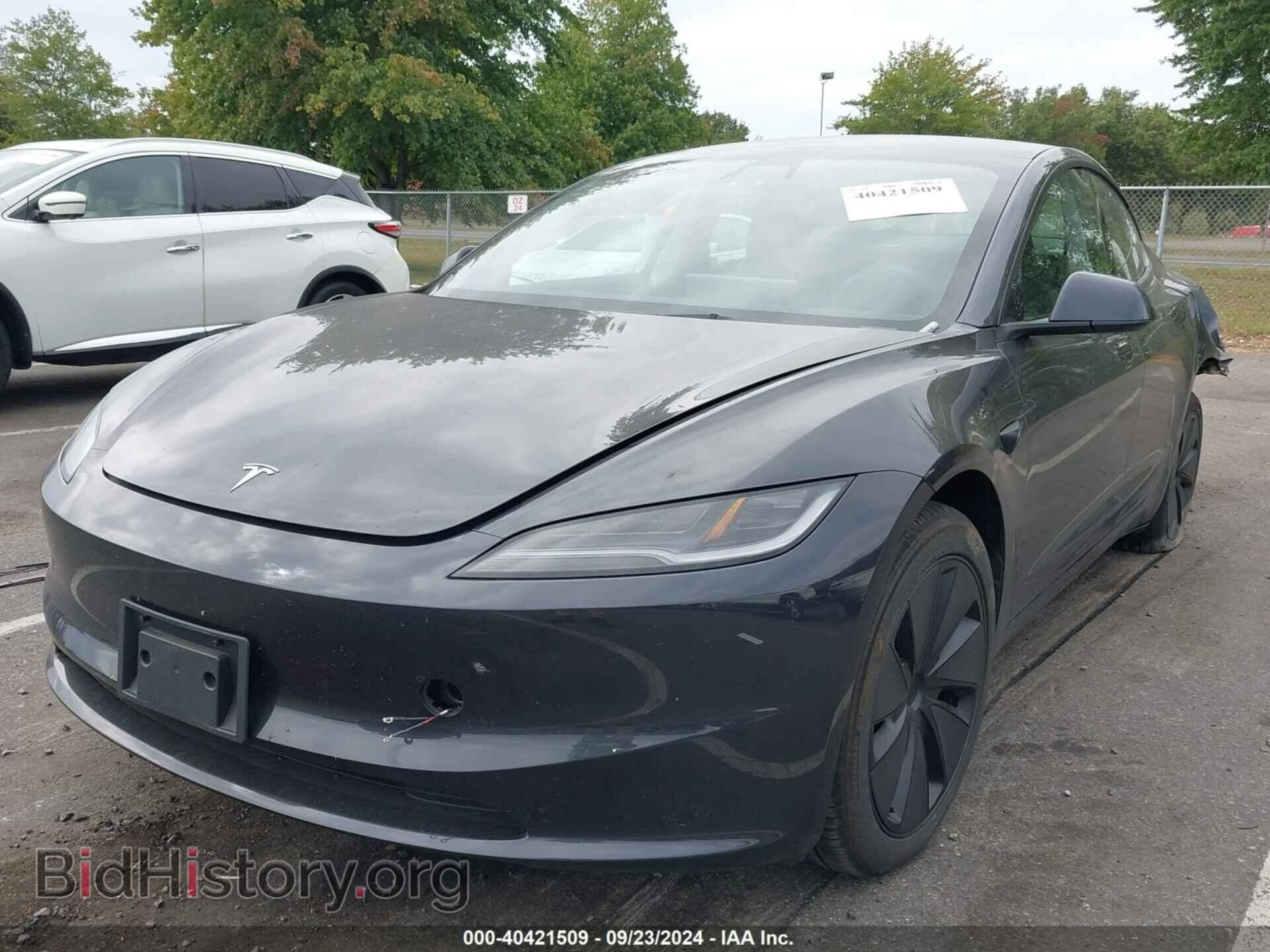 2024 TESLA MODEL 3 - VIN: 5YJ3E1EA2RF729881 - Фото 2