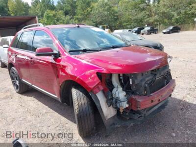 2014 Ford EDGE SEL, red — VIN 2FMDK3JC0EBA65048, IAAI