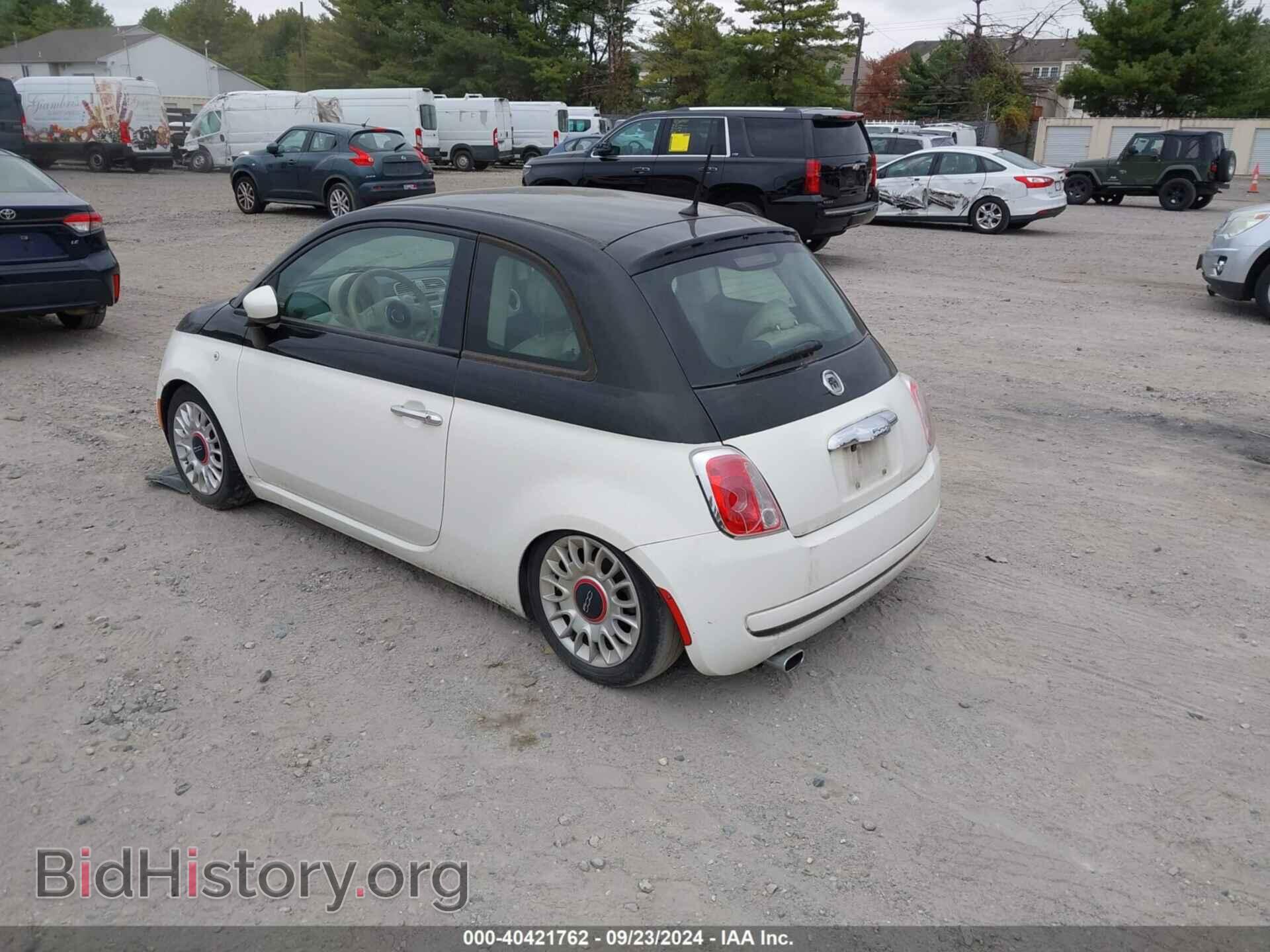2012 FIAT 500 - VIN: 3C3CFFAR7CT211722 - Photo 3