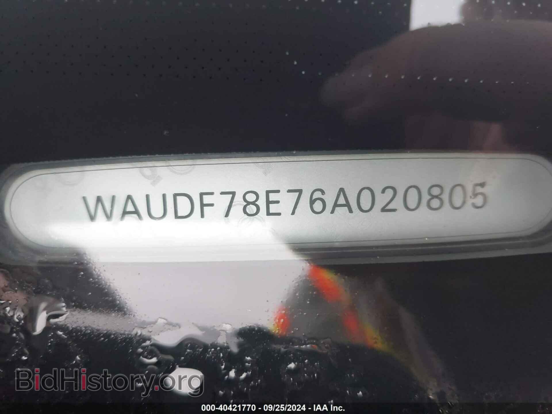 2006 AUDI A4 - VIN: WAUDF78E76A020805 - Photo 9