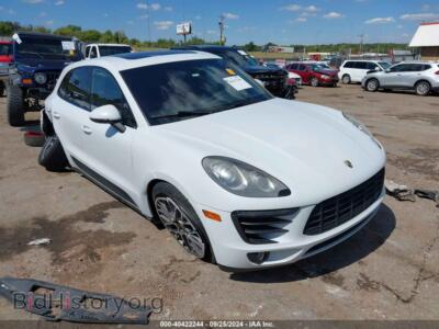 2016 Porsche MACAN S, white — VIN WP1AB2A53GLB48509, IAAI