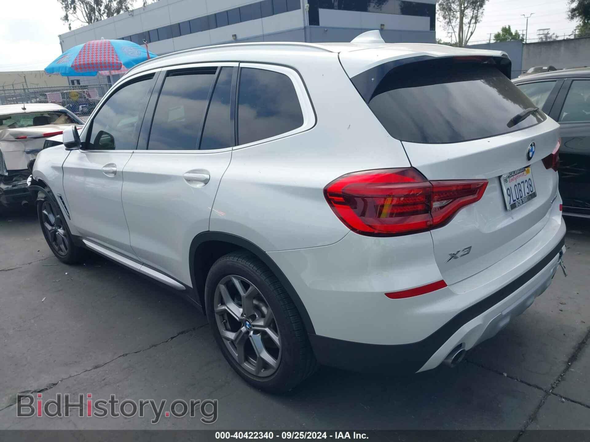2021 BMW X3 - VIN: 5UXTY3C04M9E99729 - Фото 3