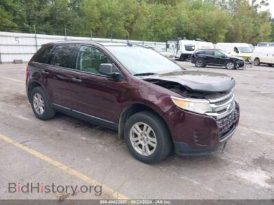 2011 Ford EDGE SE, maroon — VIN 2FMDK3GC6BBA65381, IAAI