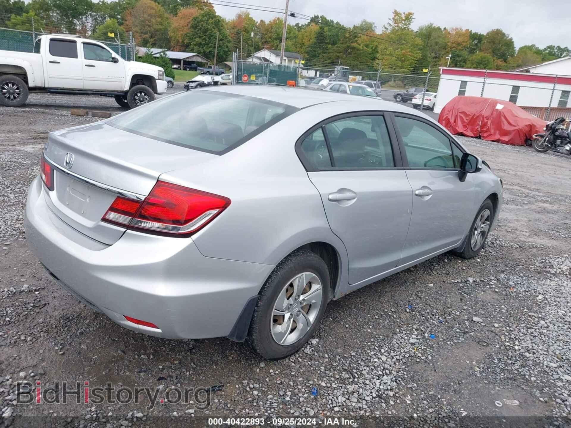 2013 HONDA CIVIC - VIN: 19XFB2F53DE048849 - Фото 4