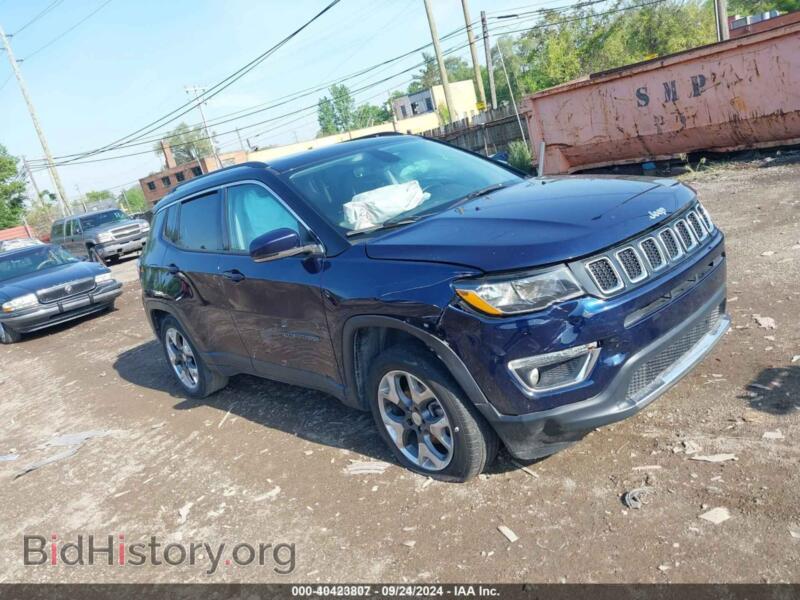 2020 Jeep COMPASS Limited 4X4 (VIN 3C4NJDCB4LT124173) — photo 1 of 11, IAAI, damage: front end