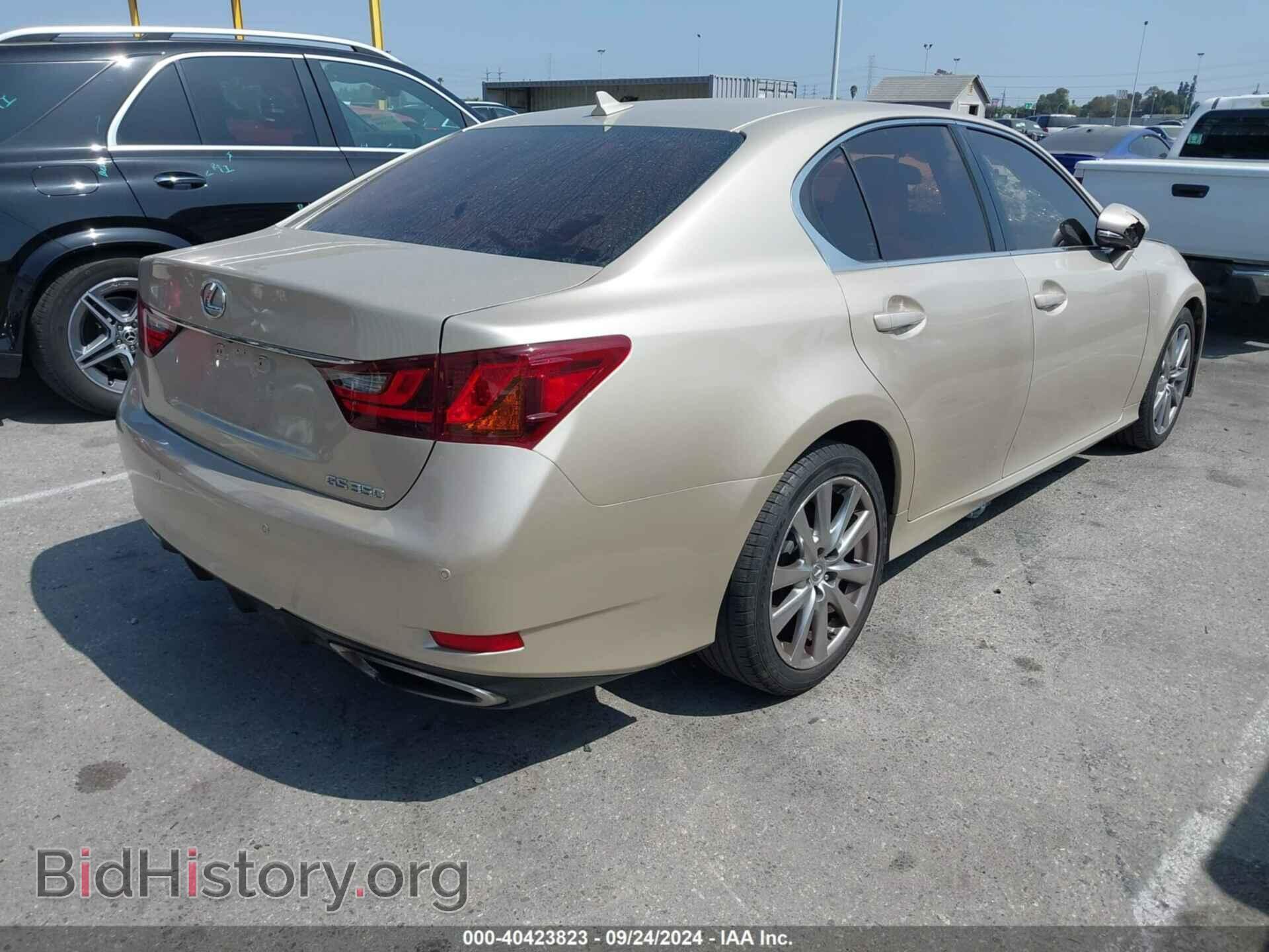 2013 LEXUS GS 350 - VIN: JTHBE1BL0D5022868 - Фото 4