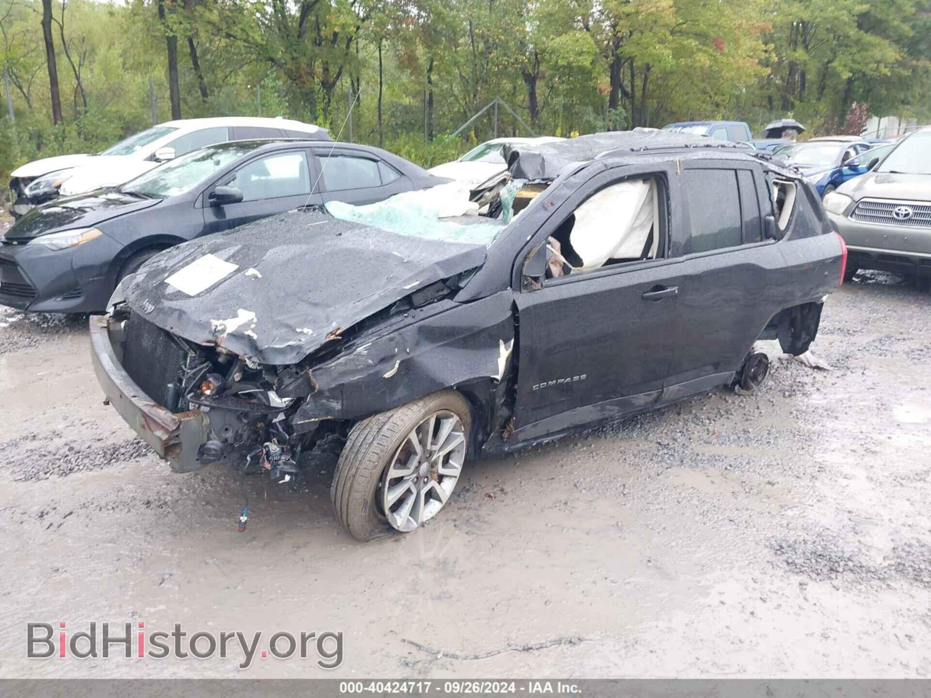 2016 JEEP COMPASS - VIN: 1C4NJCBA3GD590238 - Фото 2