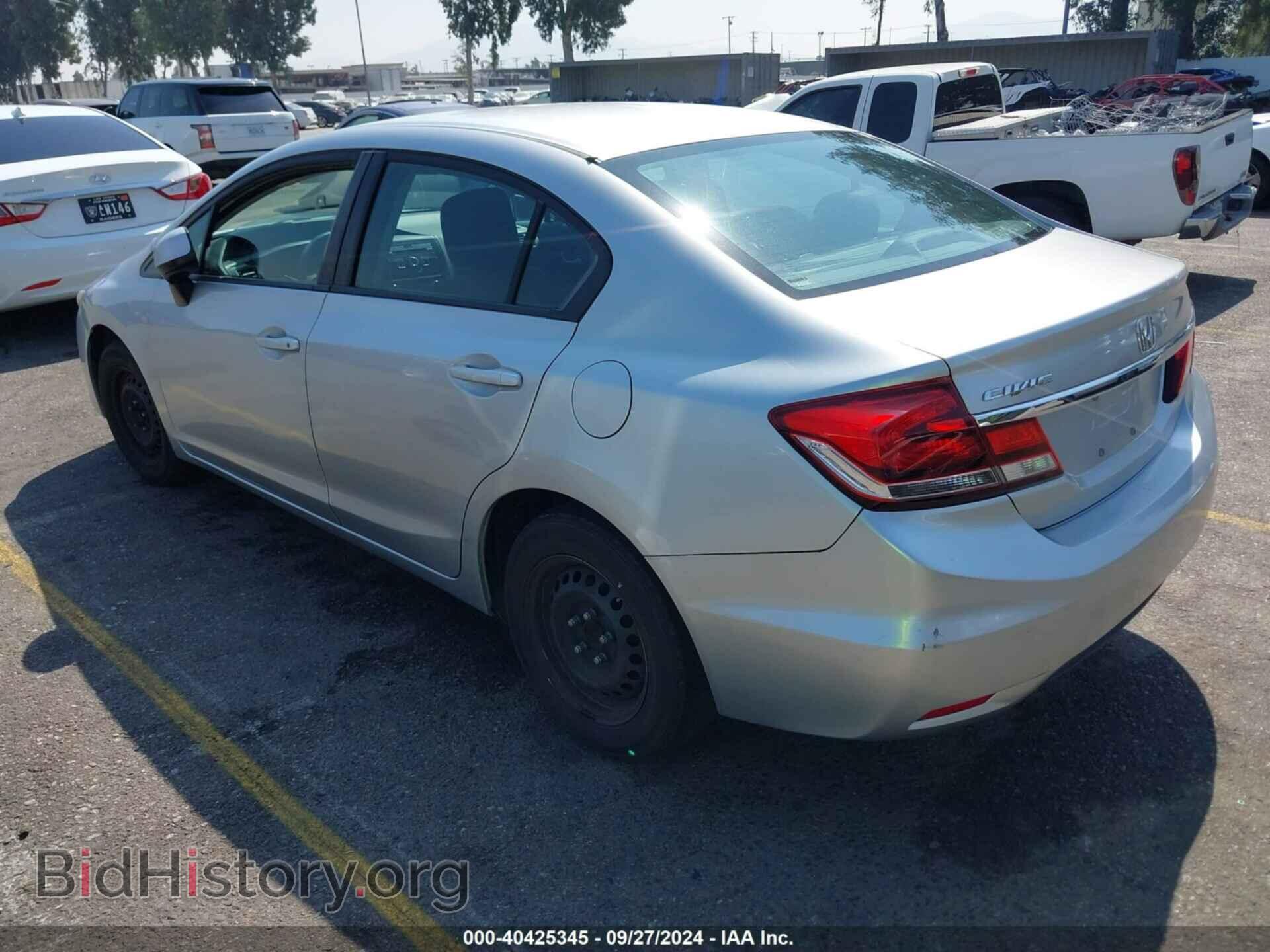 2013 HONDA CIVIC - VIN: 19XFB2F55DE239821 - Фото 3