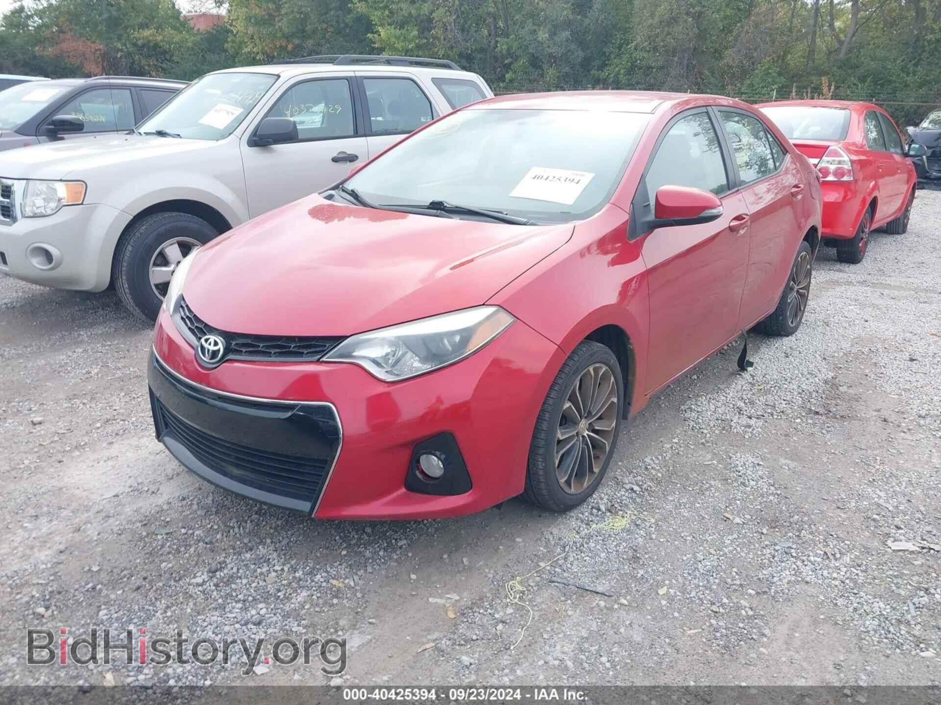 2014 TOYOTA COROLLA - VIN: 2T1BURHE0EC061038 - Фото 2