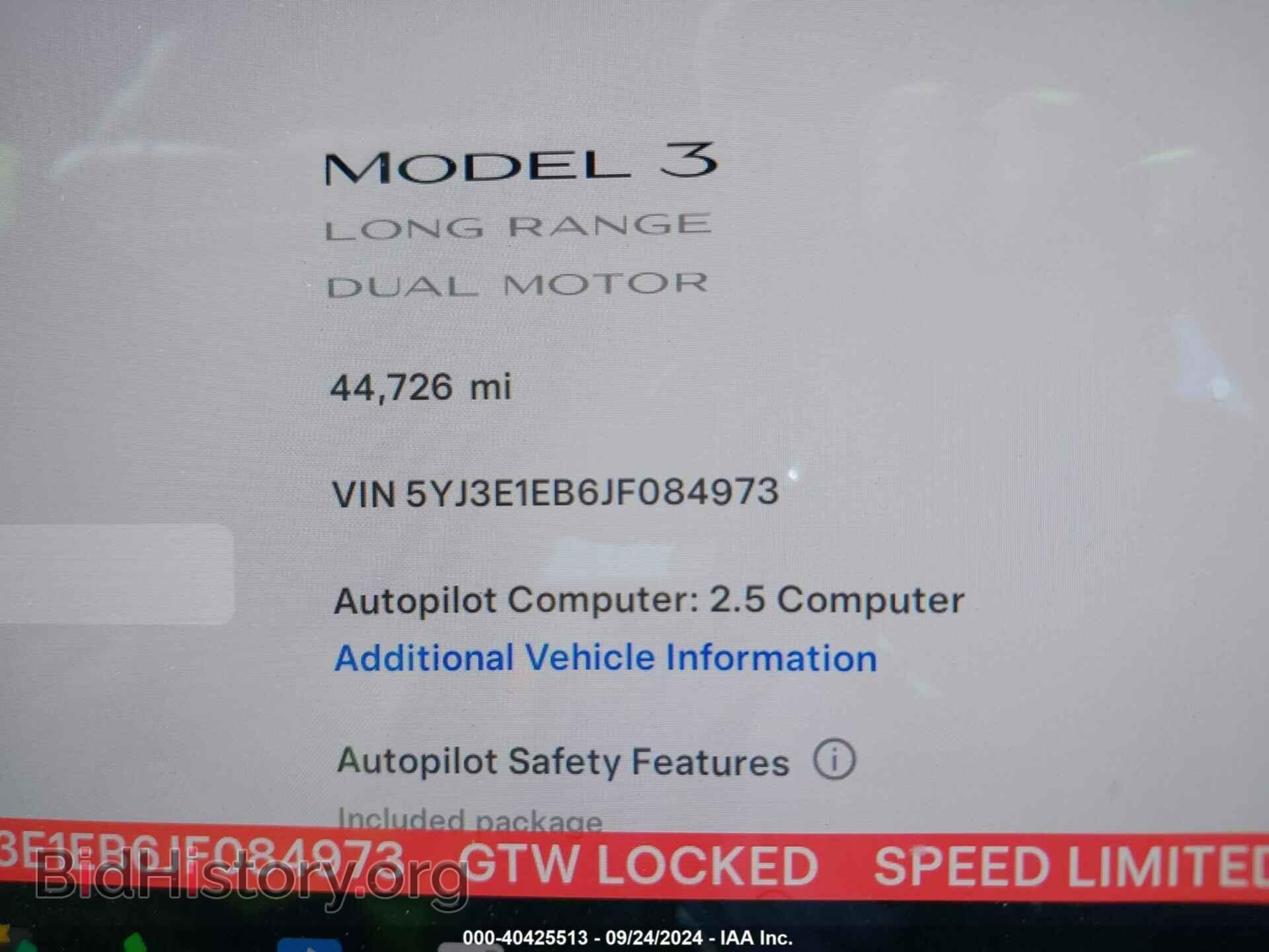 2018 TESLA MODEL 3 - VIN: 5YJ3E1EB6JF084973 - Фото 7
