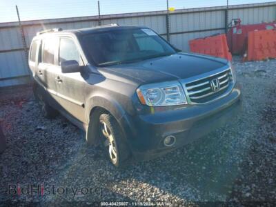 2013 Honda PILOT TOURING, gray — VIN 5FNYF3H93DB024547, IAAI