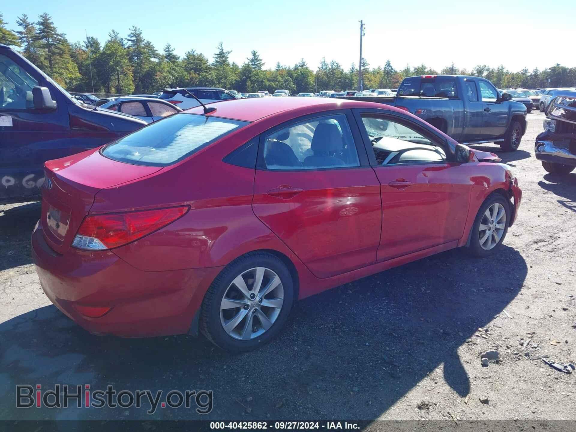 2012 HYUNDAI ACCENT - VIN: KMHCU4AE3CU166928 - Фото 4