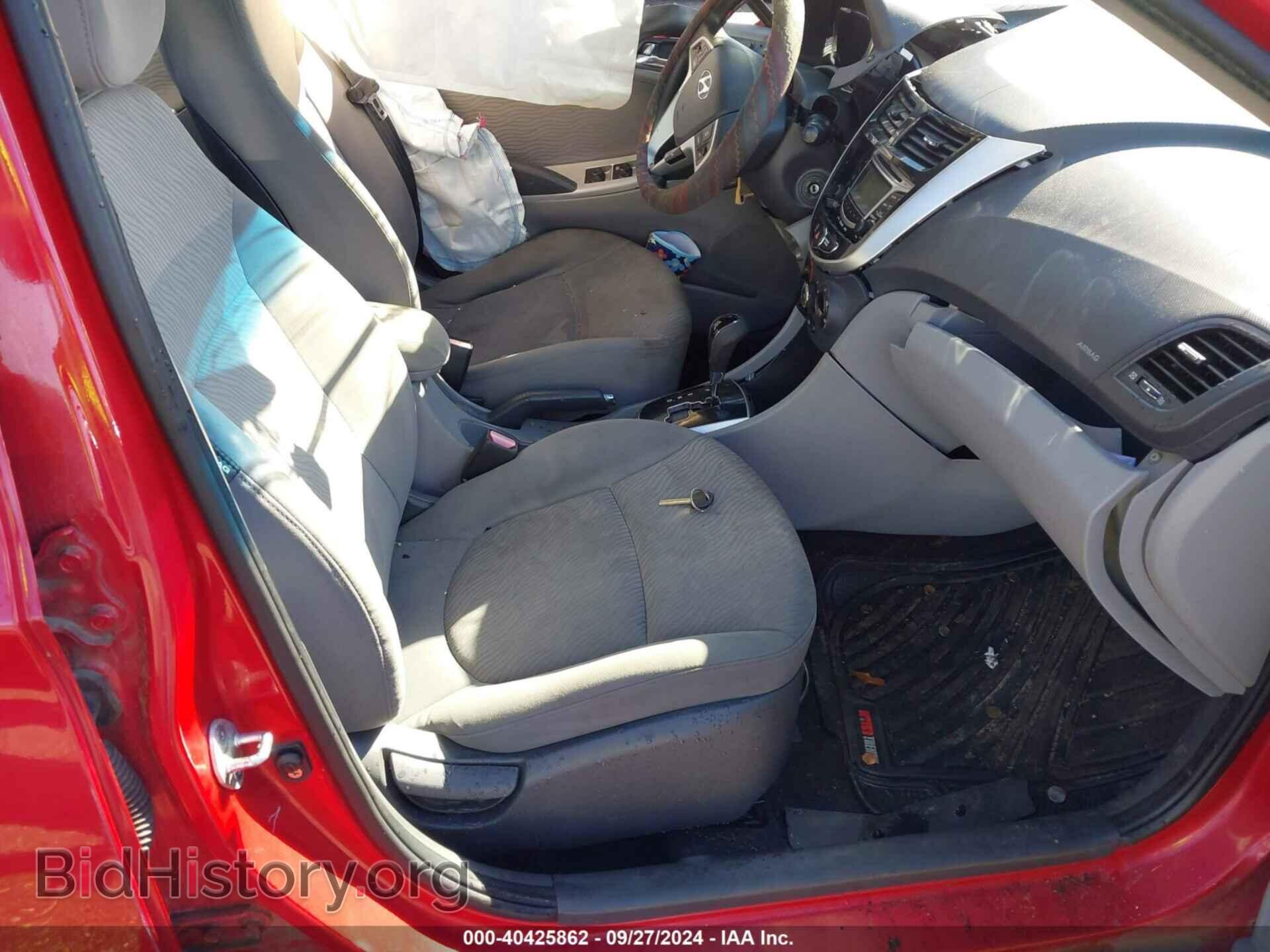 2012 HYUNDAI ACCENT - VIN: KMHCU4AE3CU166928 - Фото 5
