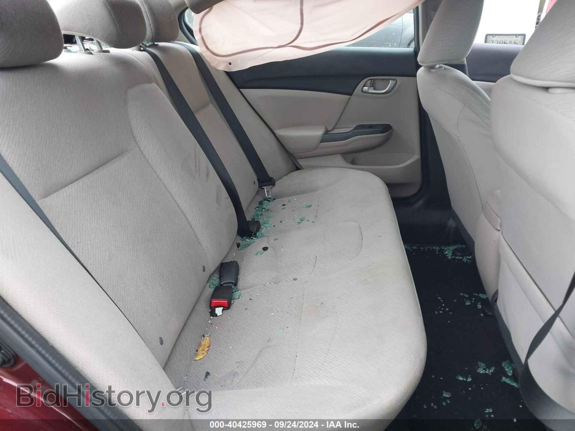 2013 HONDA CIVIC - VIN: 19XFB2F5XDE011474 - Фото 8