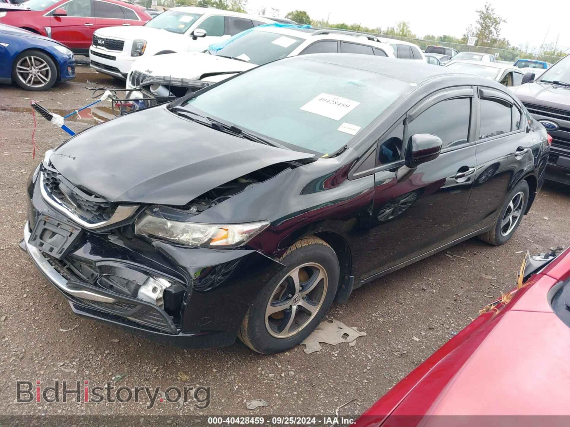 2015 HONDA CIVIC - VIN: 19XFB2F75FE095093 - Фото 2