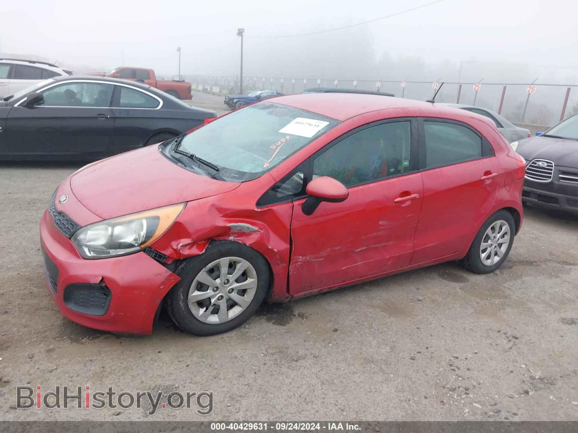 2013 KIA RIO - VIN: KNADM5A34D6170986 - Фото 2