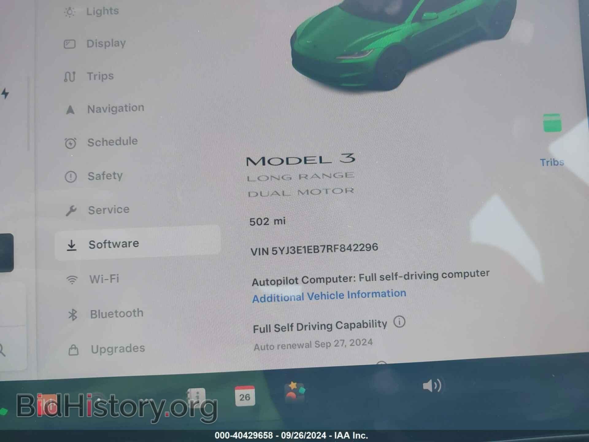 2024 TESLA MODEL 3 - VIN: 5YJ3E1EB7RF842296 - Фото 7