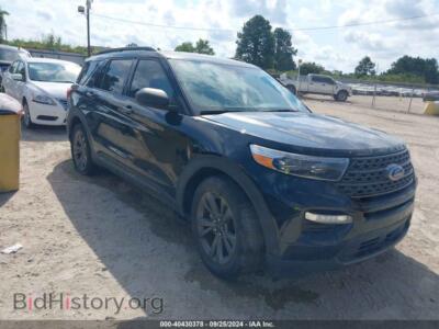 2021 Ford EXPLORER XLT, black — VIN 1FMSK7DH5MGA77161, IAAI