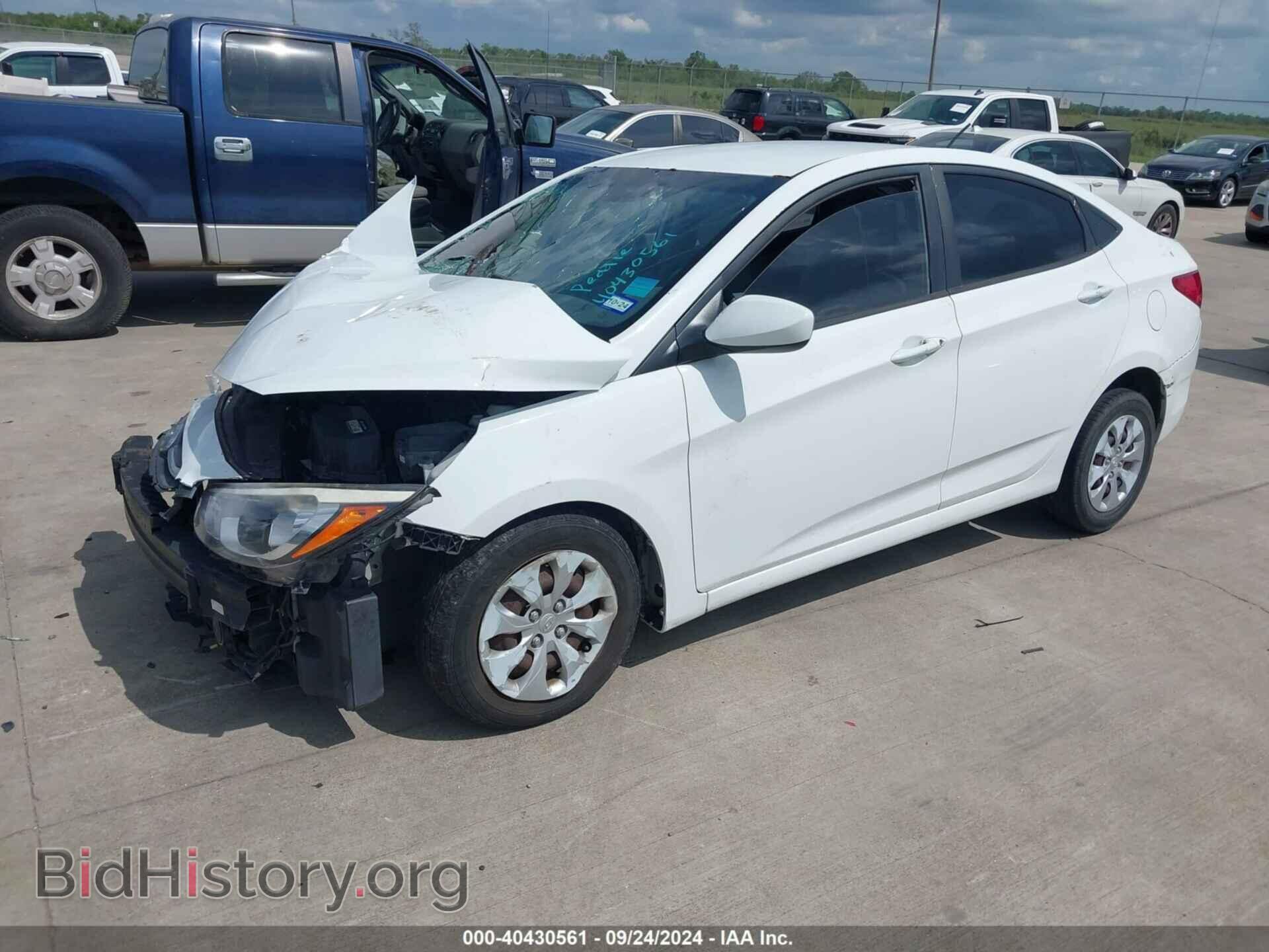 2016 HYUNDAI ACCENT - VIN: KMHCT4AE1GU986546 - Фото 2