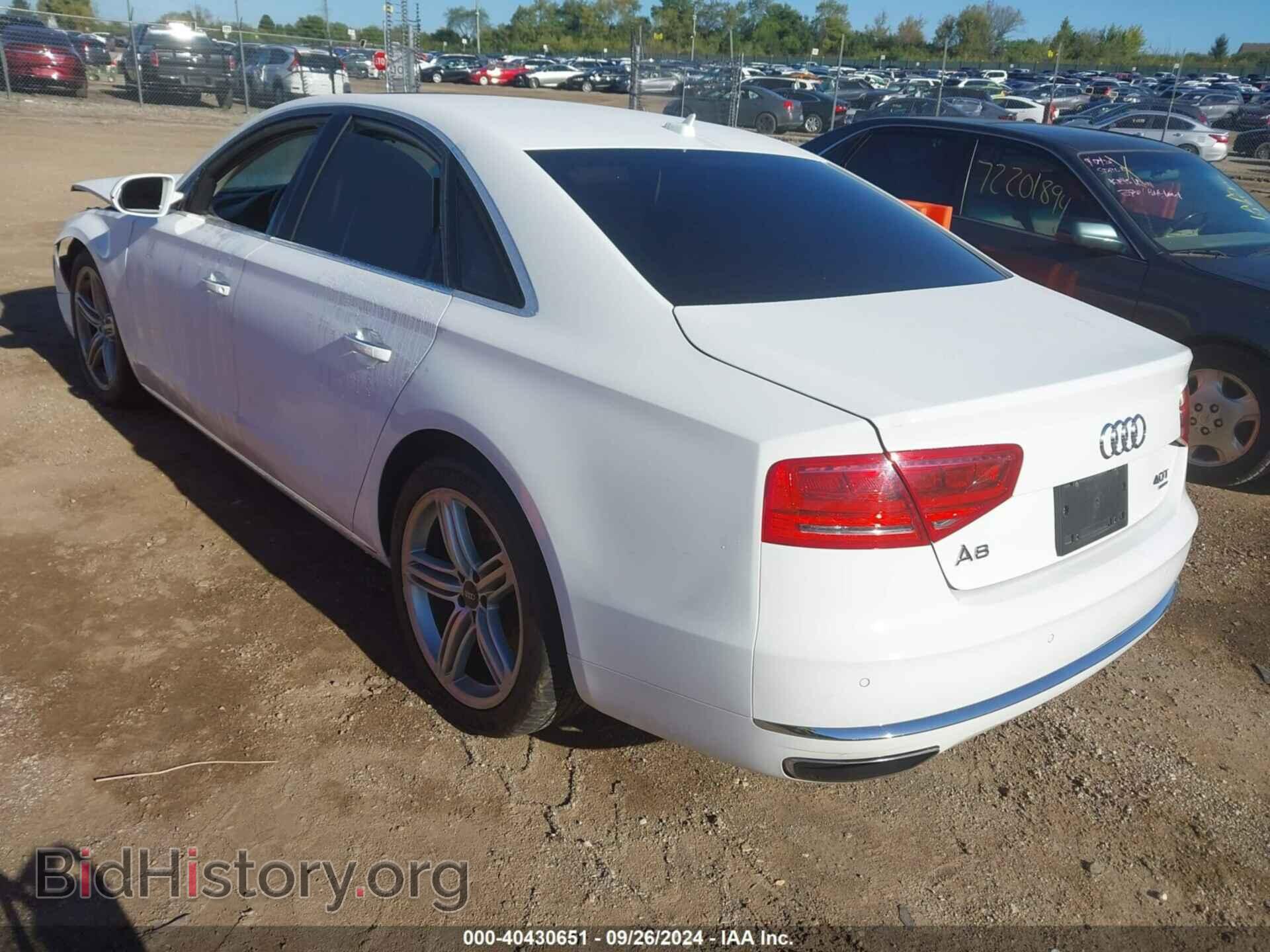 2013 AUDI A8 - VIN: WAUA2AFD9DN017867 - Фото 3