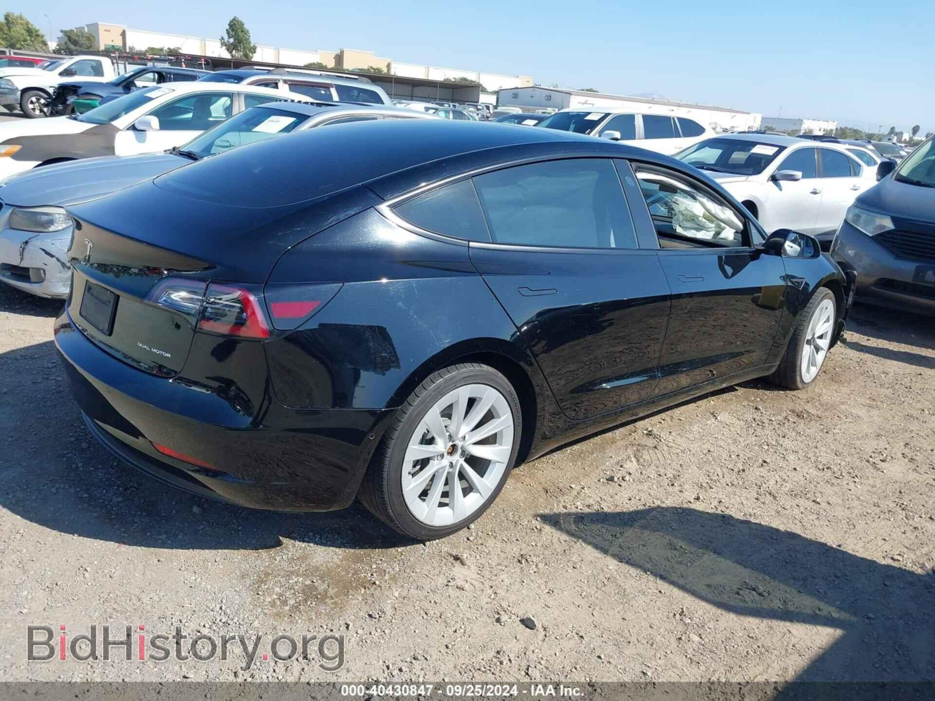 2022 TESLA MODEL 3 - VIN: 5YJ3E1EB4NF191655 - Фото 4