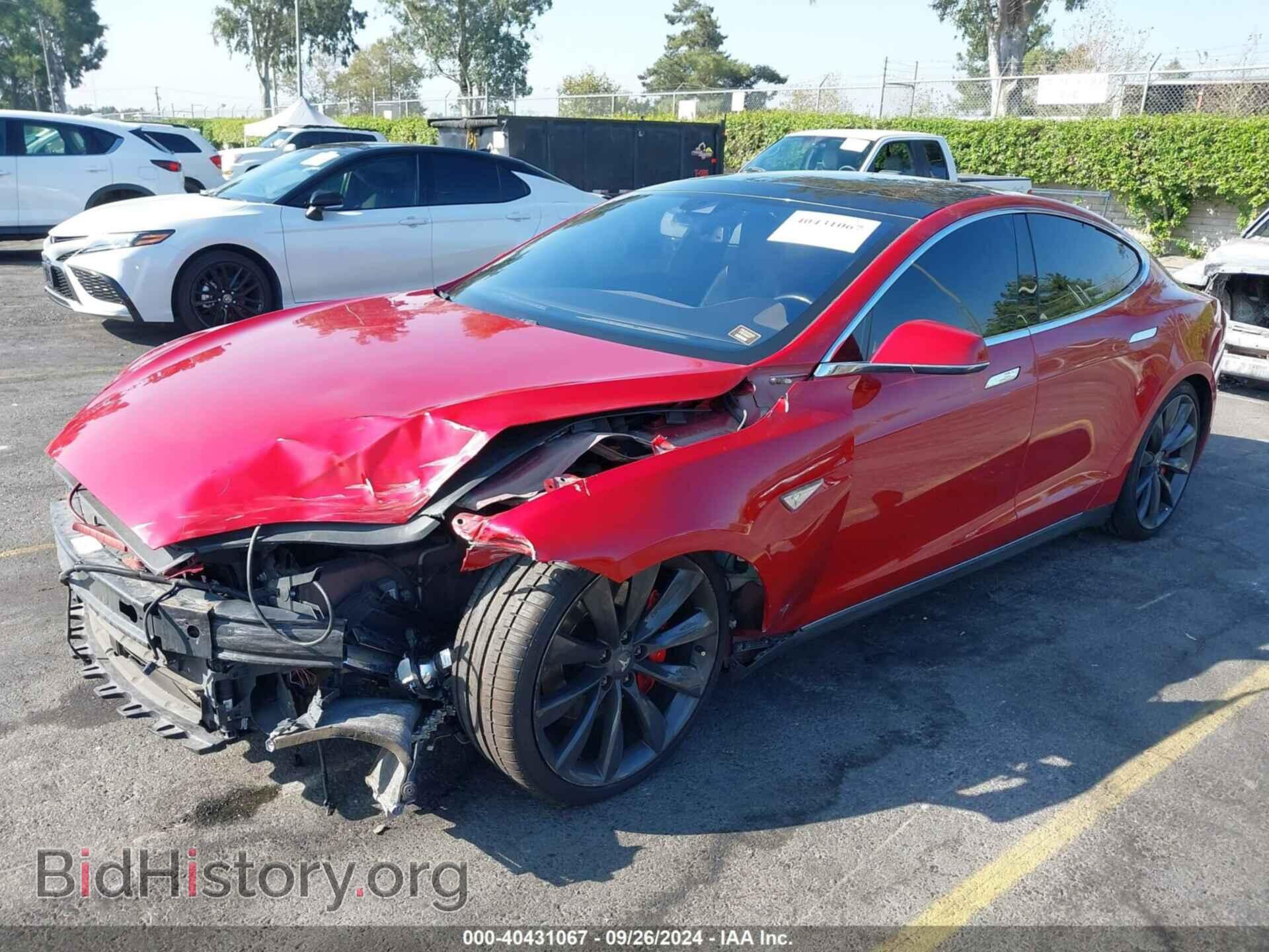 2015 TESLA MODEL S - VIN: 5YJSA1H43FF082819 - Фото 2