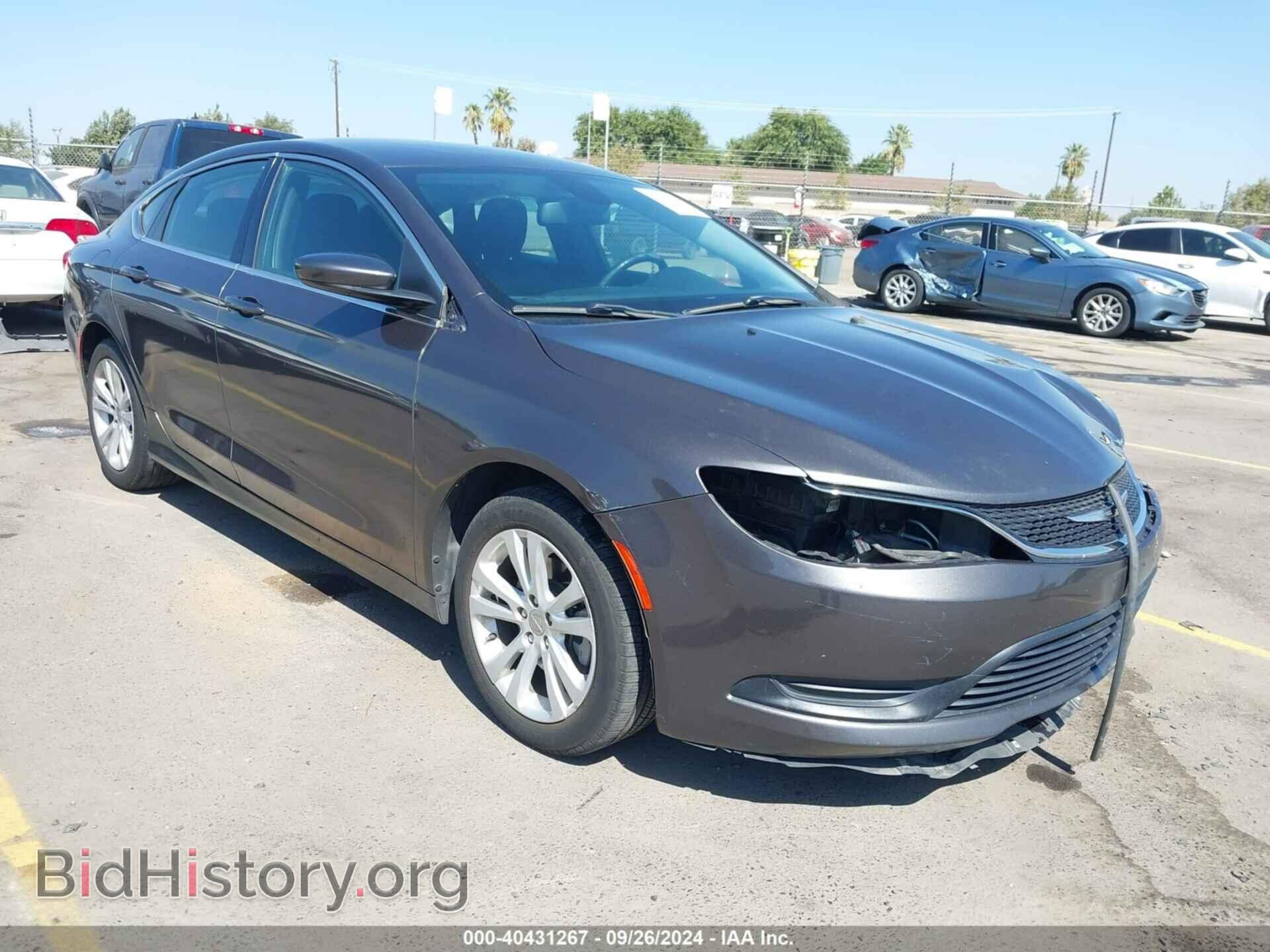 Фотография 1C3CCCFB2GN186706 - CHRYSLER 200 2016