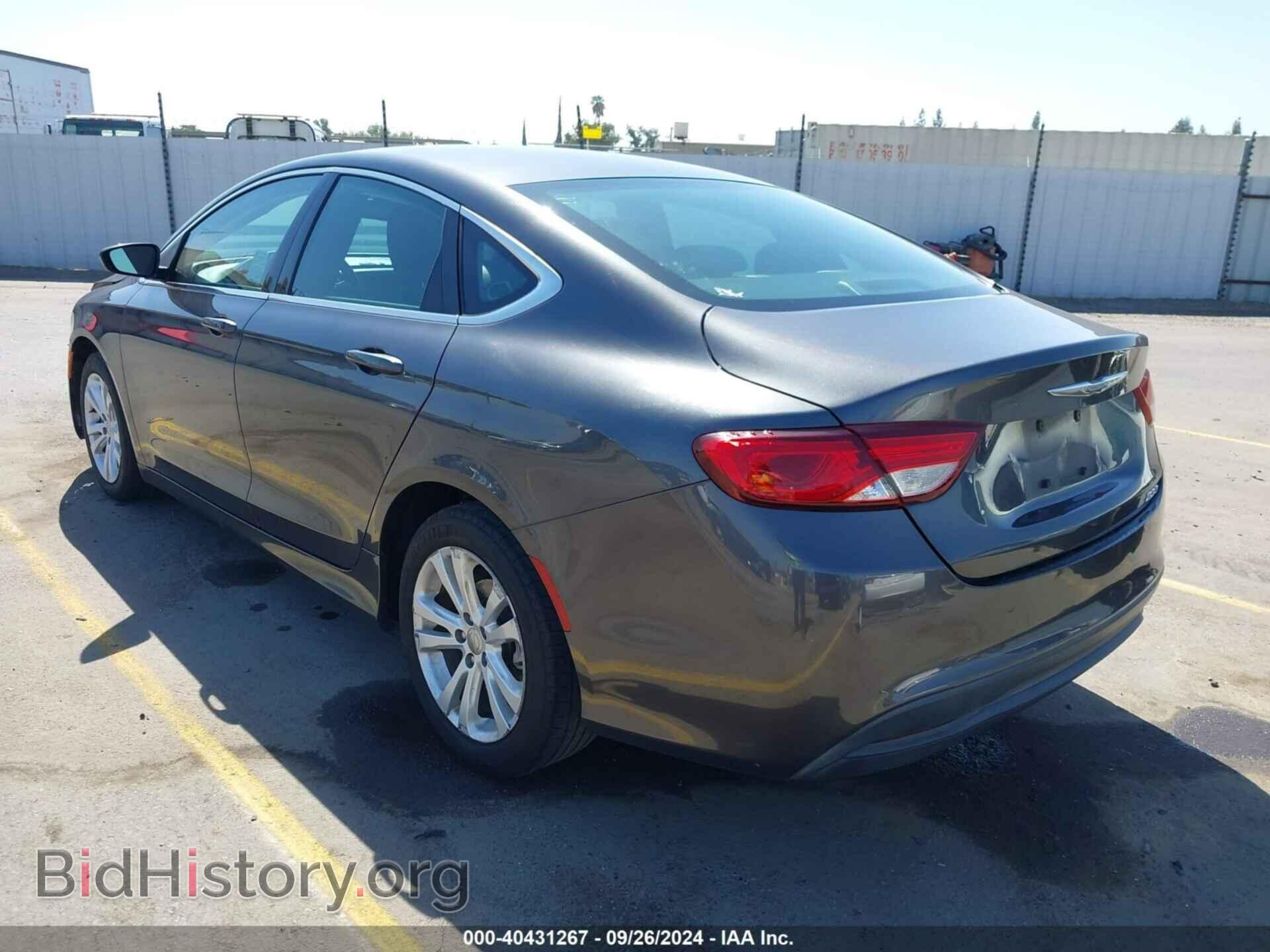 2016 CHRYSLER 200 - VIN: 1C3CCCFB2GN186706 - Фото 3