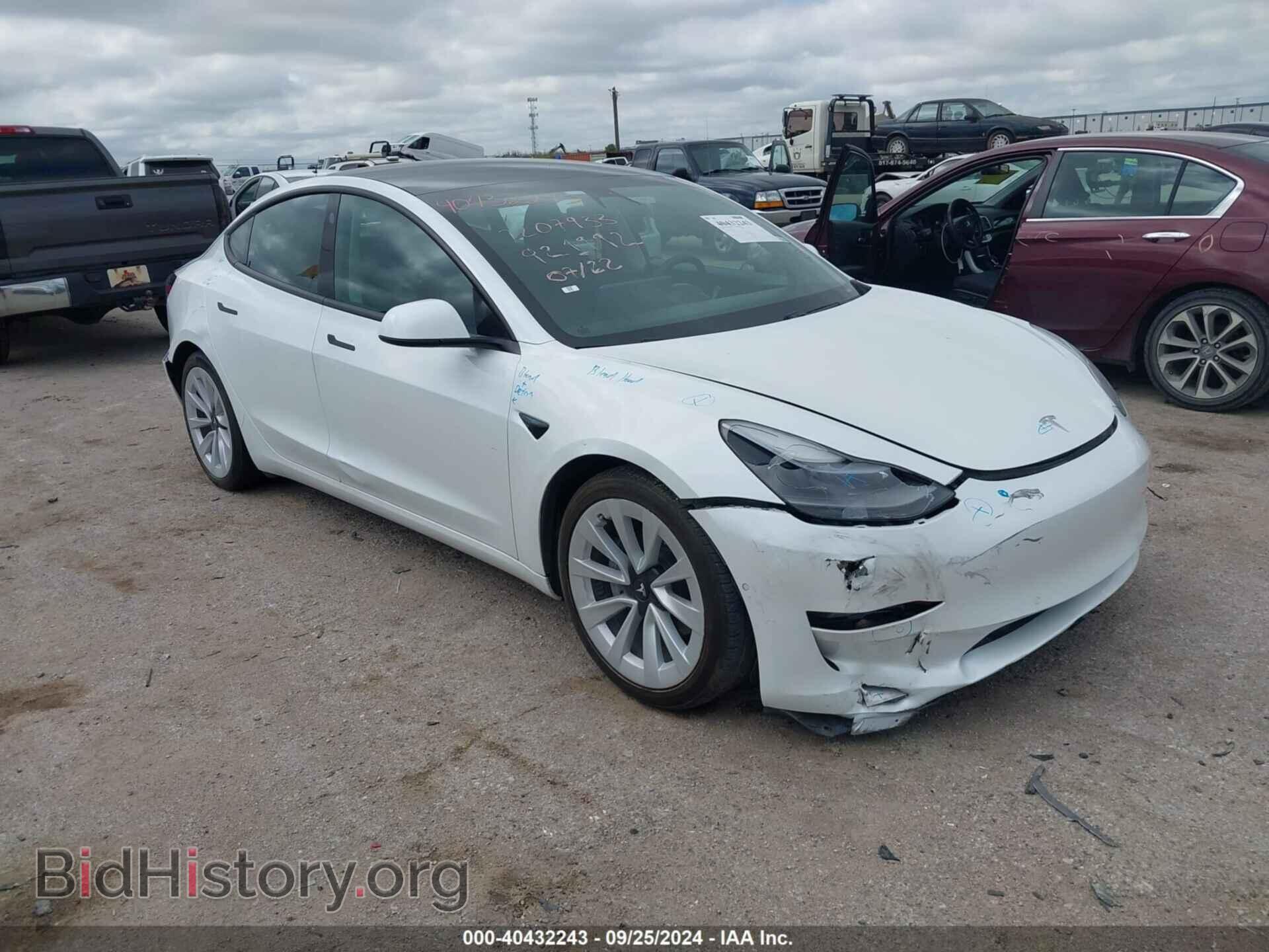 Photo 5YJ3E1EA6MF921992 - TESLA MODEL 3 2021