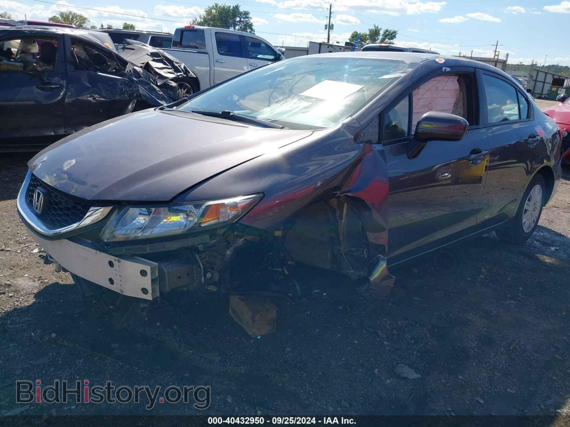 2015 HONDA CIVIC - VIN: 19XFB2F54FE016334 - Фото 2