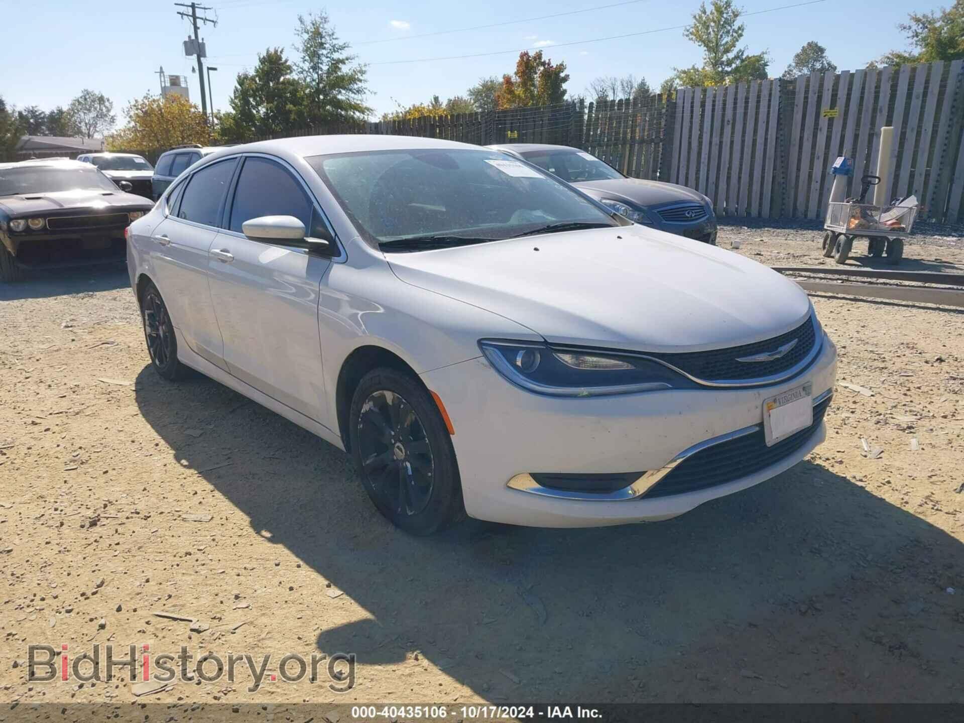 Фотография 1C3CCCAB7GN122829 - CHRYSLER 200 2016