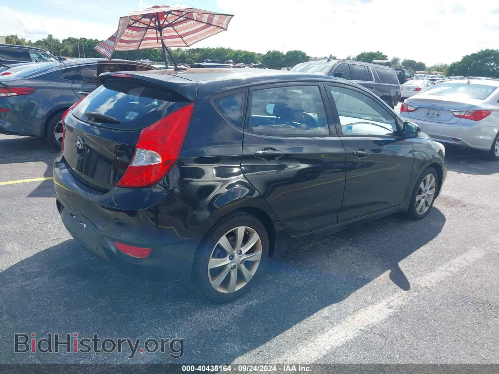 2013 HYUNDAI ACCENT - VIN: KMHCU5AE0DU074781 - Фото 4