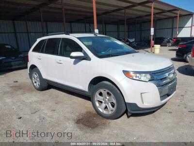 2014 Ford EDGE SEL, белый — VIN 2FMDK3JC6EBA16937, IAAI