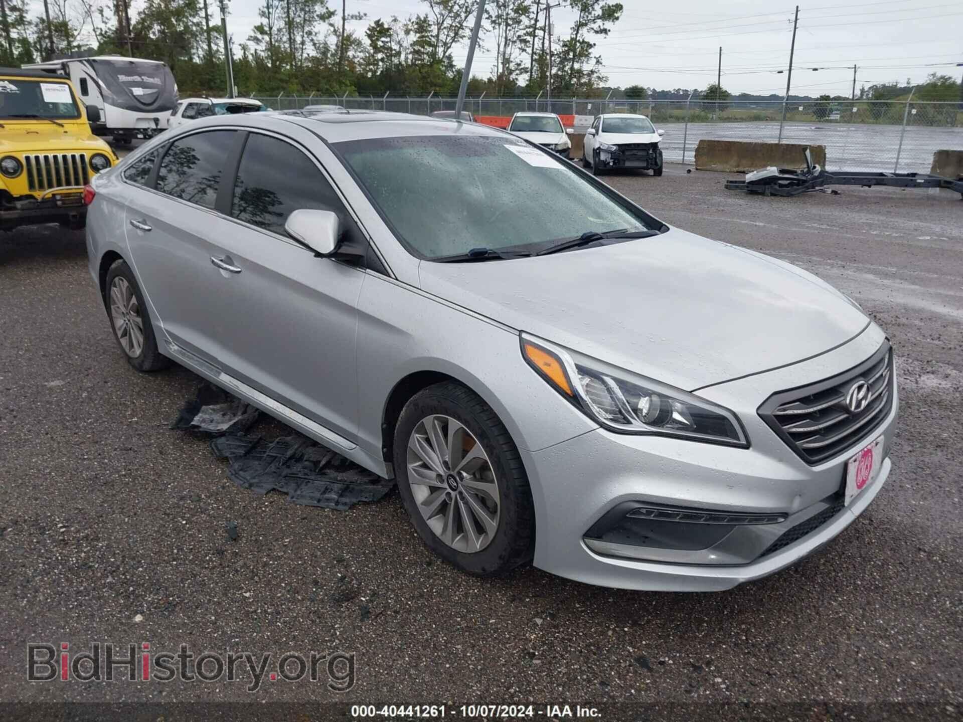 Photo 5NPE34AFXHH537075 - HYUNDAI SONATA 2017