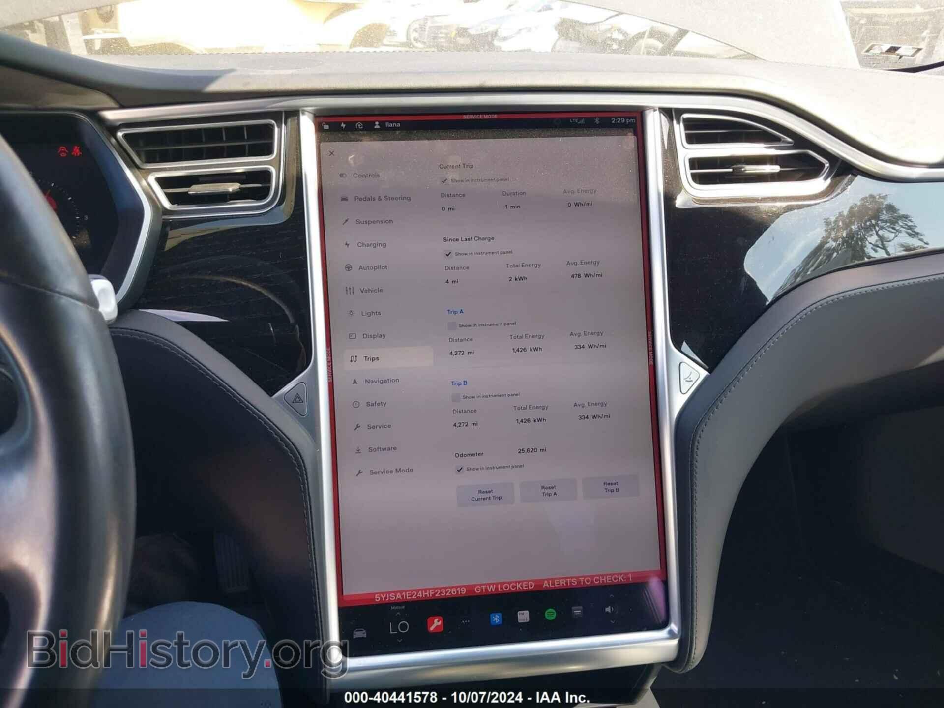 2017 TESLA MODEL S - VIN: 5YJSA1E24HF232619 - Фото 19