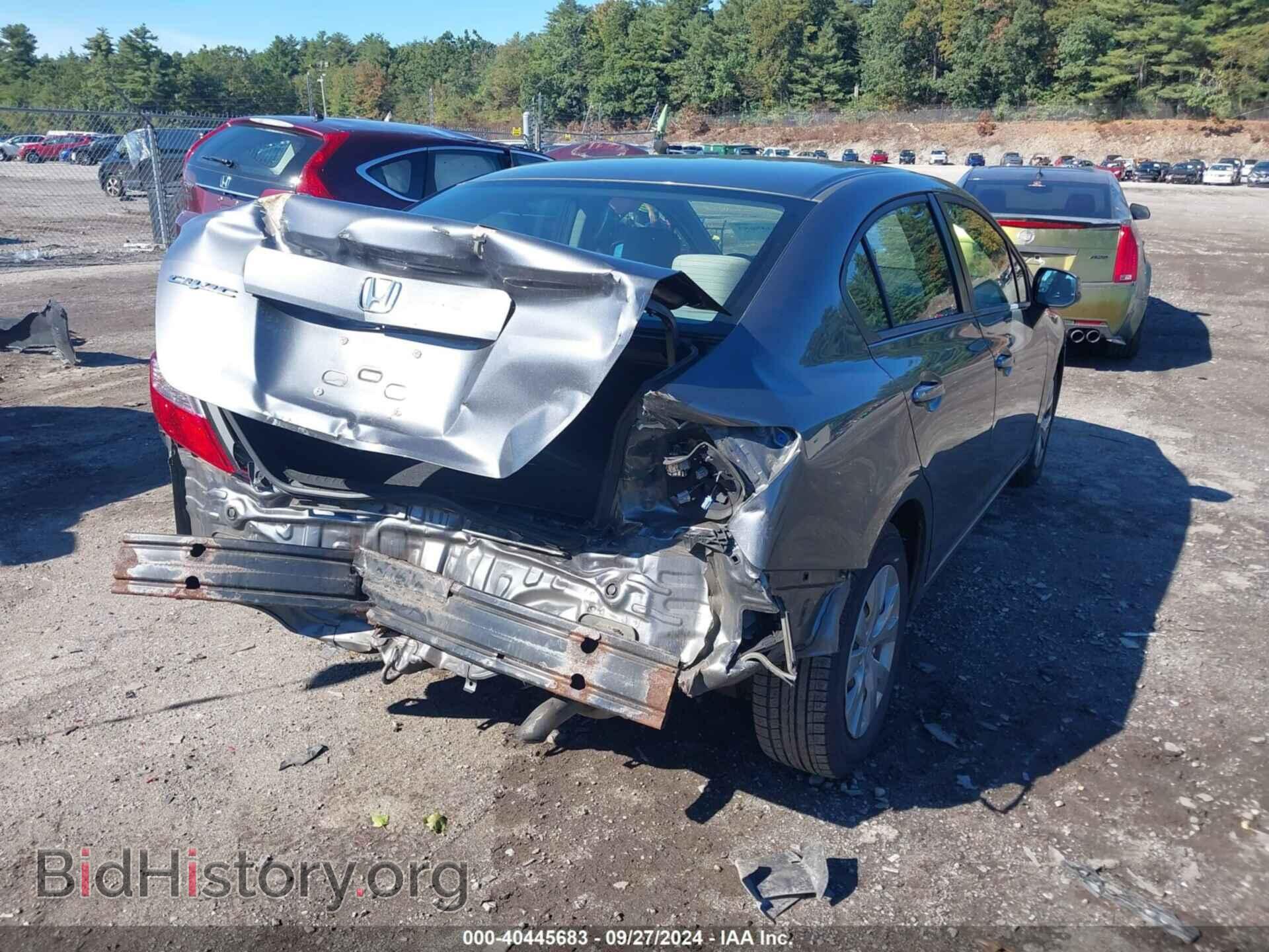 2012 HONDA CIVIC - VIN: 19XFB2F54CE323322 - Фото 4