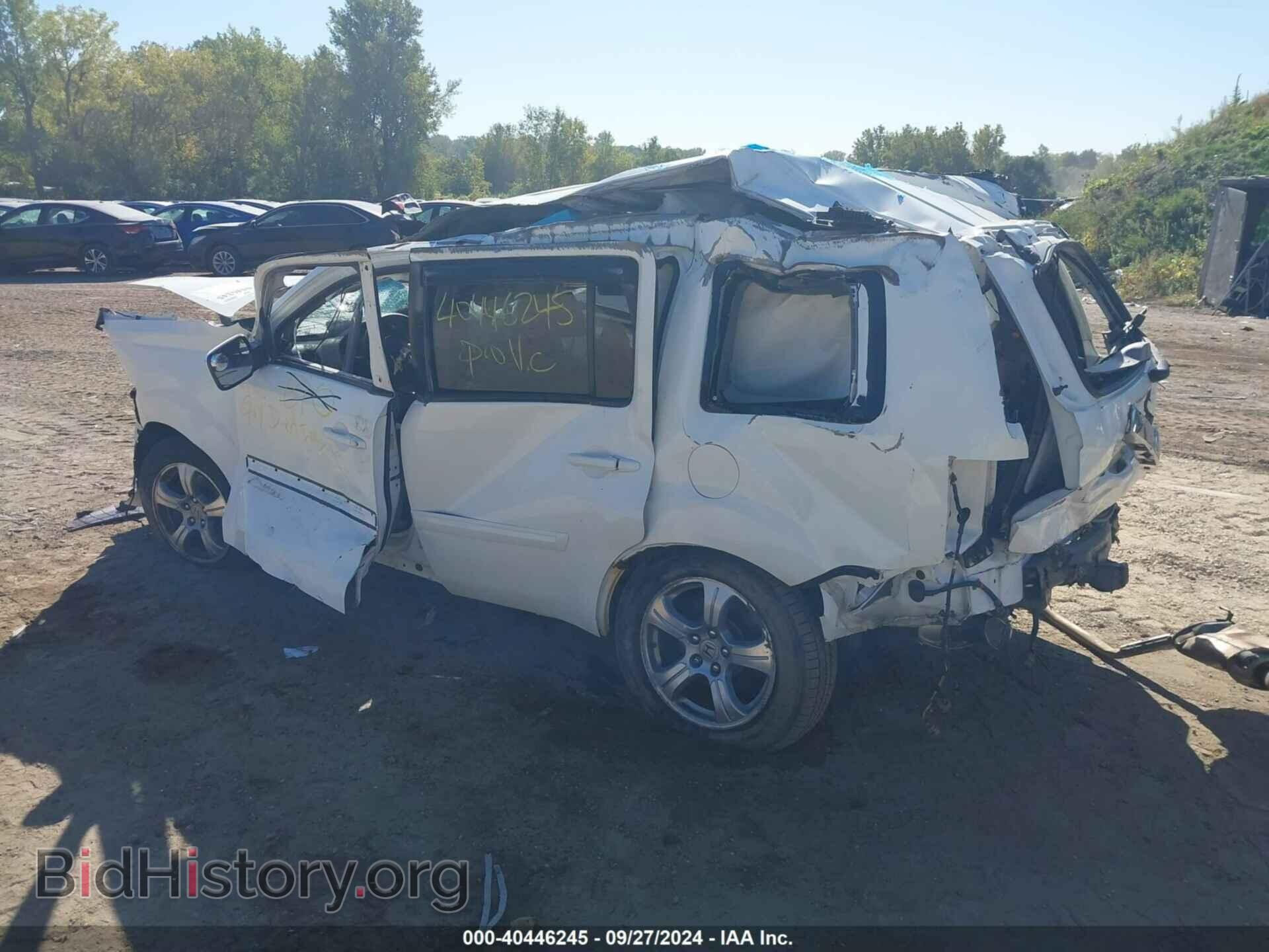 2014 HONDA PILOT - VIN: 5FNYF4H49EB028839 - Фото 3