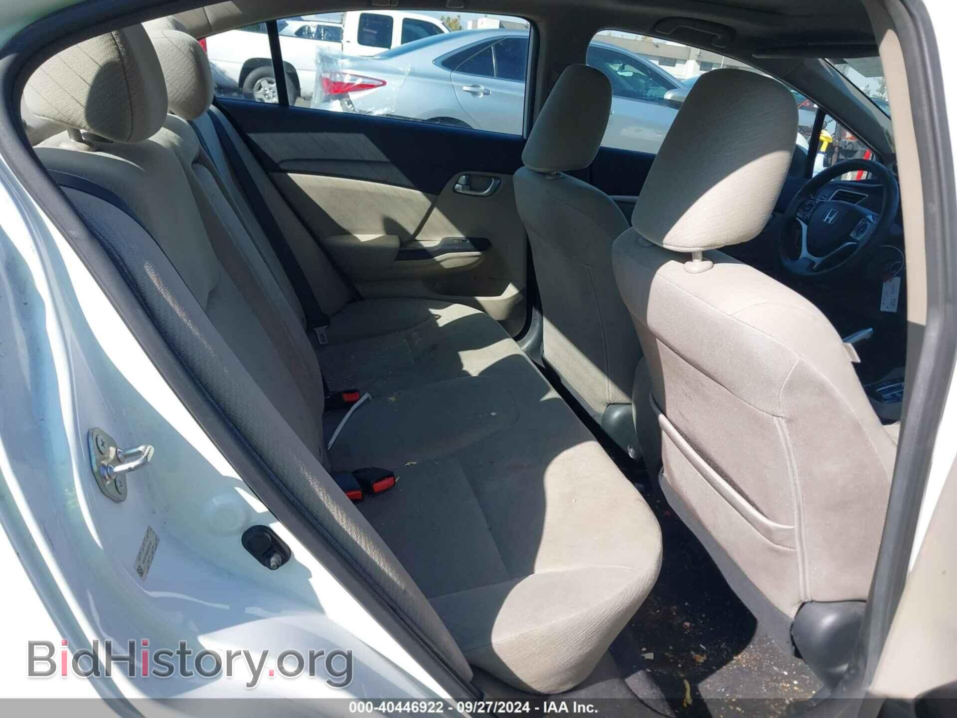 2013 HONDA CIVIC - VIN: 19XFB2F86DE207101 - Фото 8