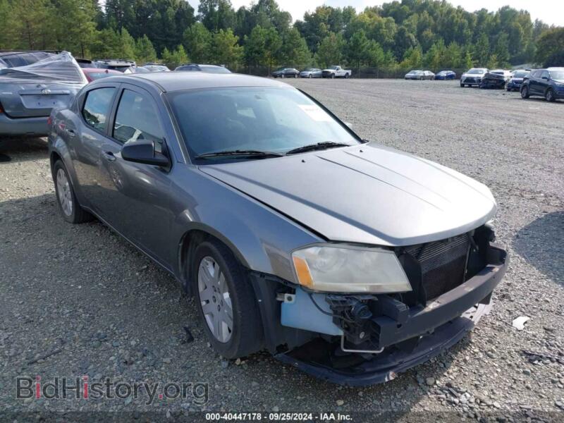 2013 Dodge AVENGER SE (VIN 1C3CDZAB3DN598815) — photo 1 of 11, IAAI, damage: front end