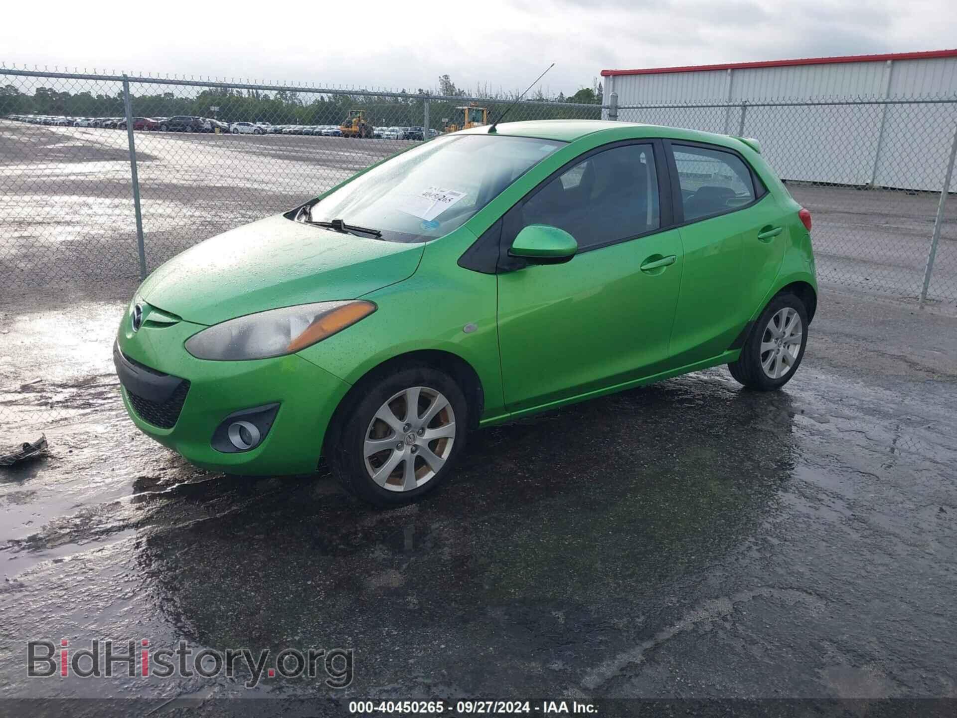 2011 MAZDA MAZDA2 - VIN: JM1DE1HYXB0112536 - Фото 2