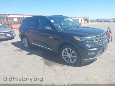 2023 Ford EXPLORER XLT, черный — VIN 1FMSK8DH5PGB18897, IAAI