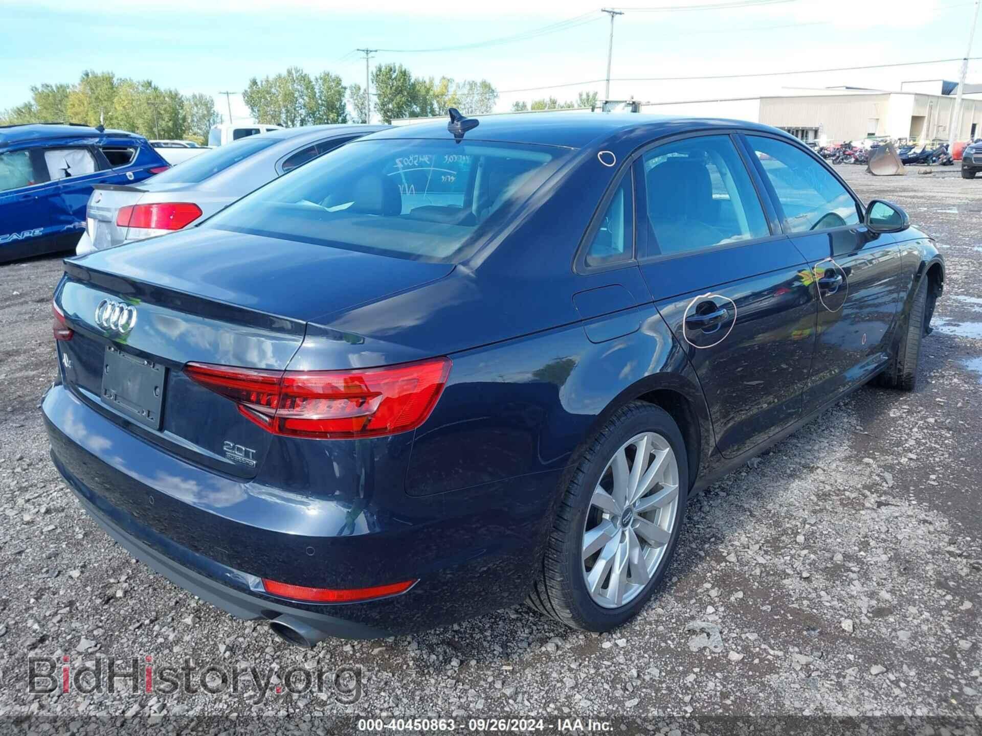 2017 AUDI A4 - VIN: WAUANAF46HN008797 - Фото 4