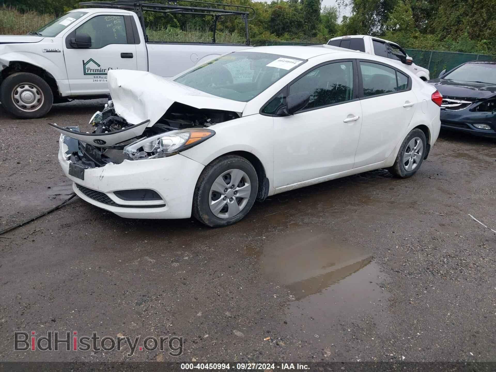 2016 KIA FORTE - VIN: KNAFK4A60G5619528 - Фото 2