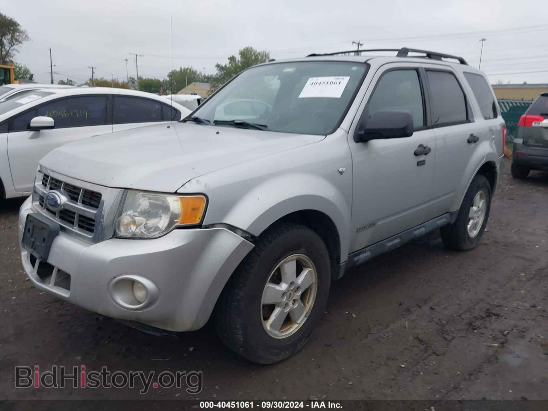 2008 FORD ESCAPE - VIN: 1FMCU03168KA46918 - Фото 2