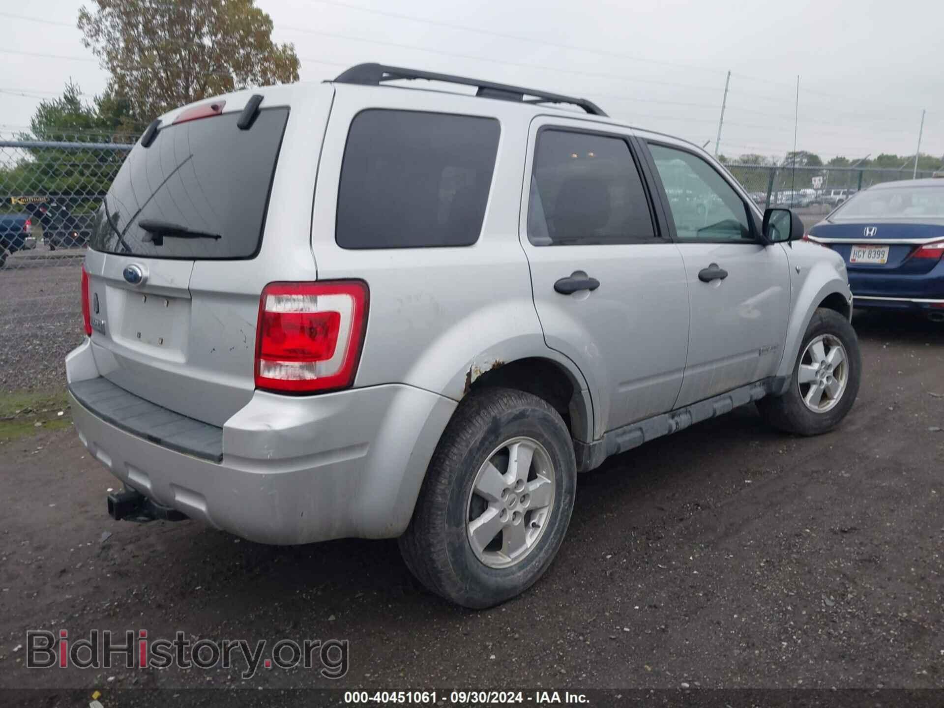 2008 FORD ESCAPE - VIN: 1FMCU03168KA46918 - Фото 4